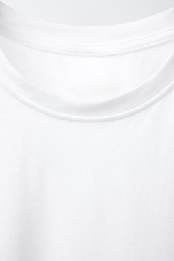 ZARA ОДНОТОННАЯ ФУТБОЛКА С ВОЛАНАМИ, БЕЛЫЙ
