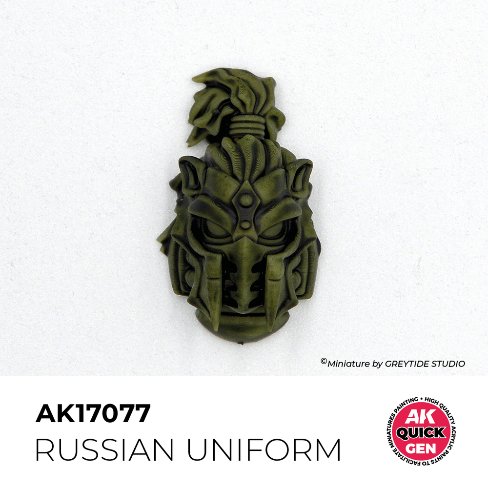 AK Interactive Russian Uniform Quick Gen - контрастная акриловая краска, 18 мл