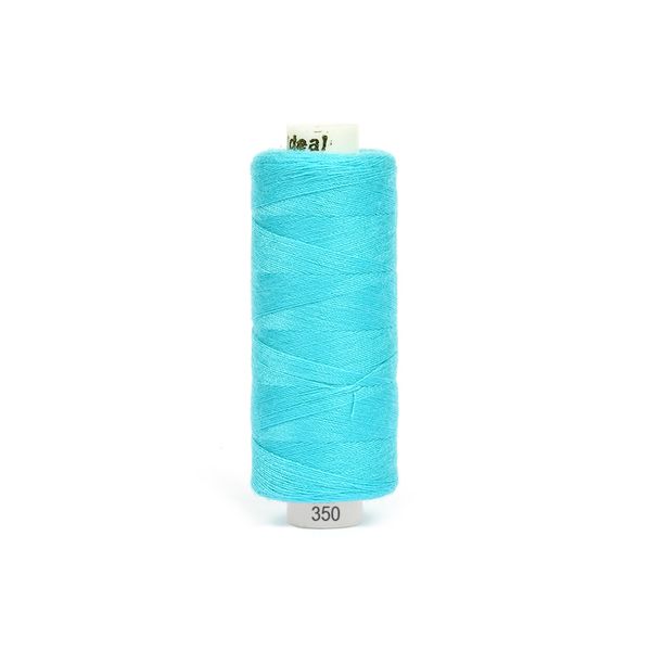 Нитки швейные бытовые Ideal 40/2, 366 м / 10 кат., 350 голубой