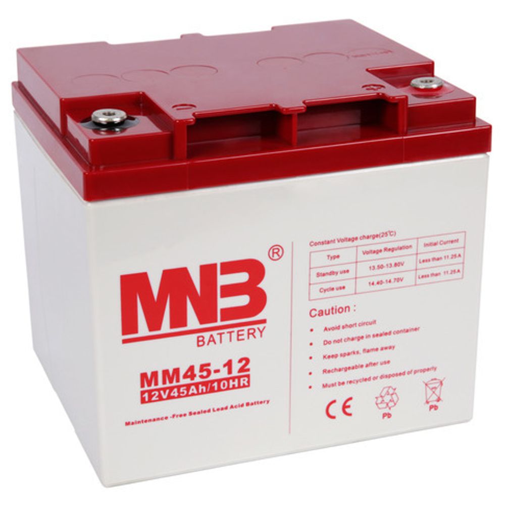Аккумулятор MNB MM45-12 - AGM ( 12В / 45Ач ) Аккумулятор MNB MM45-12 - AGM ( 12В / 45Ач )
