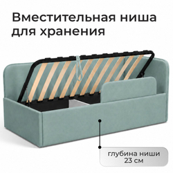 Кровать детская Амелия с подсветкой с пультом управления