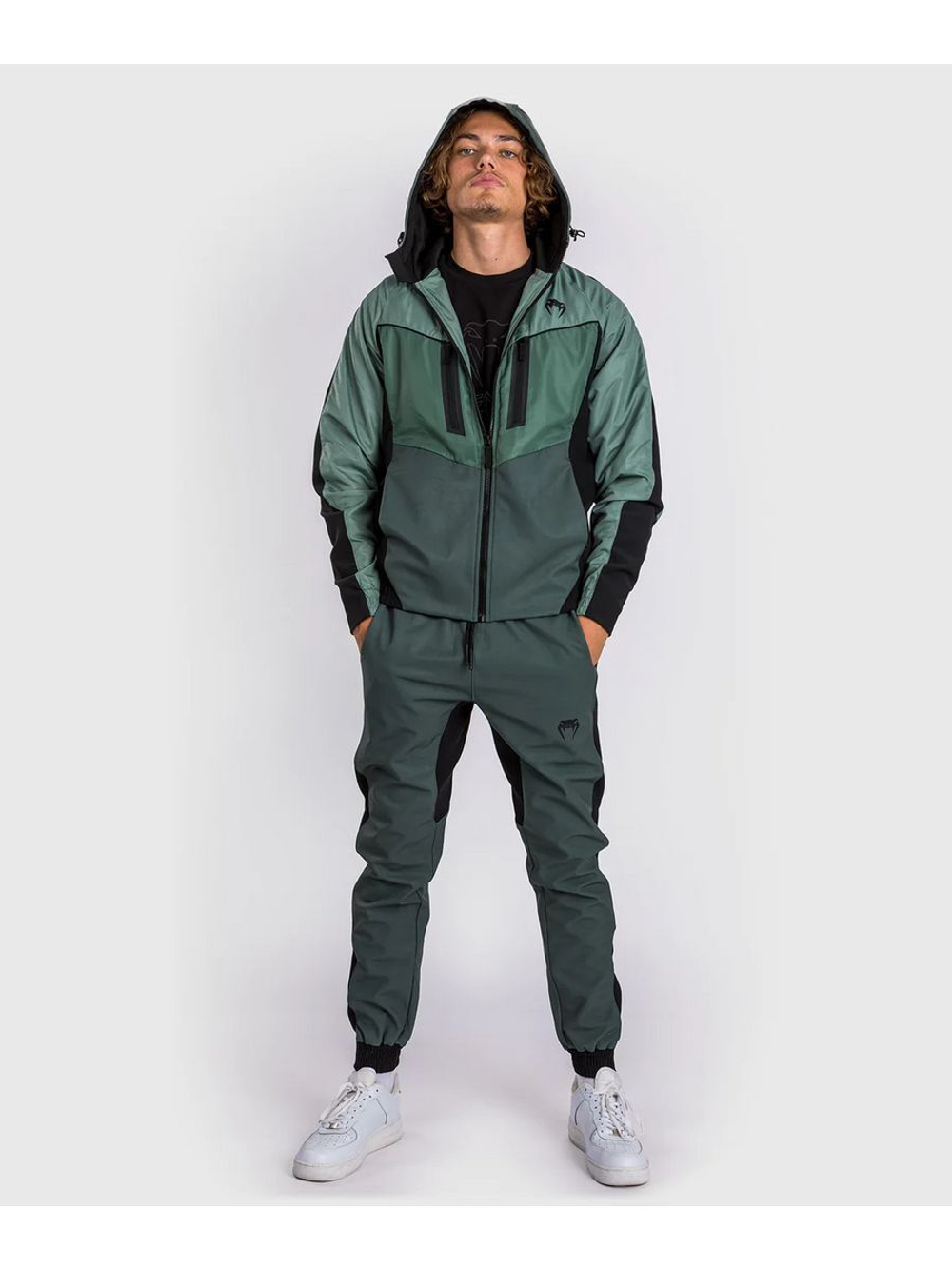 Ветровка спортивная Venum Laser 3.0 Black/Khaki