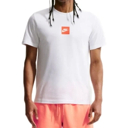 Теннисная футболка Nike Sportswear Just Do It - white/black
