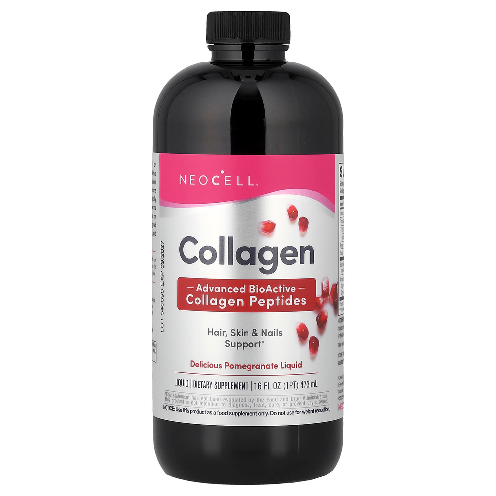 NeoCell, Collagen Liquid, гранат, 473 мл (16 жидк. Унций)