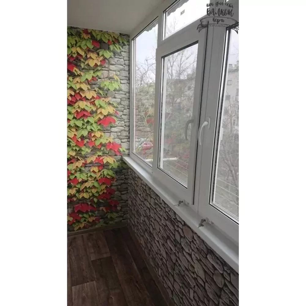 Панель ПВХ ВЕК фотопечать 3D матовая Каменный грот фон 2700х500 мм