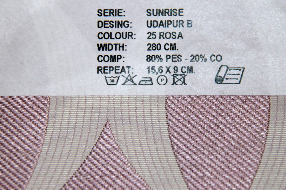 Жаккард Sunrise Udaipur B 25 Pink (Санрайс Удайпур Пинк)