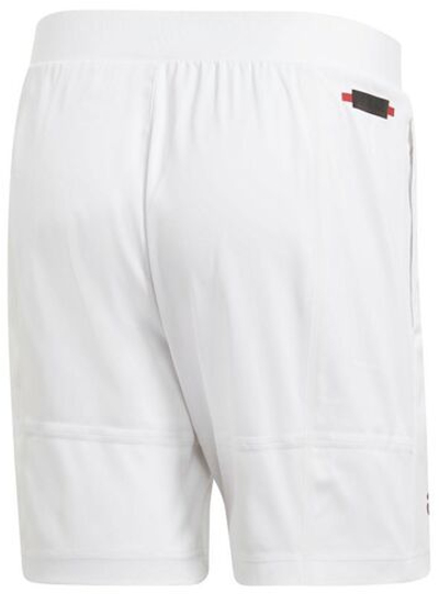 Мужские теннисные шорты Adidas Match Code Short 7 - white/night metallic