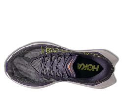 Мужские беговые кроссовки Hoka Rocket X Trail M Чёрно-Лаймовые