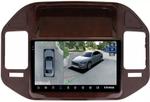 Магнитола для Mitsubishi Pajero 3, Montero 3 1999-2006 (рамка под дерево) - Teyes CC3-2K-360 на Android 10, Быстрая, 2K QLED, CarPlay, 4G SIM-слот, 4 камеры в комплекте