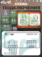 Контроллер холодильного оборудования IDPlus 961 NTC 230 V,1 реле управления
