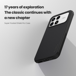 Противоударный чехол для Xiaomi Poco F8 Pro (Redmi K90), серия Super Frosted Shield Pro от Nillkin