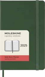 Ежедневник Moleskine Classic (DHK1512DC2) 9х14см твердая обложка зеленый