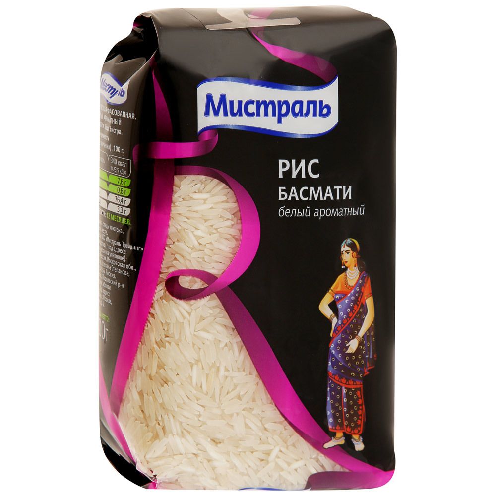 Рис Мистраль Басмати 500г, шт