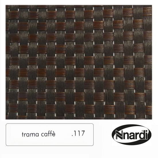 Шезлонг-лежак пластиковый Omega цвет кофе Nardi Италия