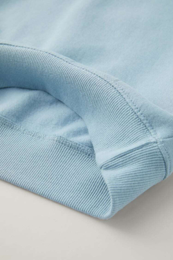 ZARA ОДНОТОННАЯ ТОЛСТОВКА, ГОЛУБОЙ