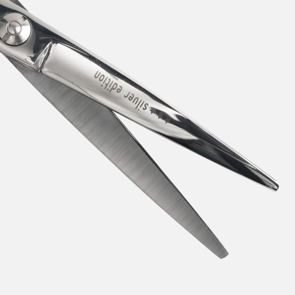 Прямые парикмахерские ножницы silver edition SE-02