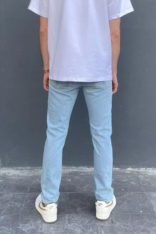 Джинсы Vintage Slim 2302 Tapered Мужские Light Blue - фото 3