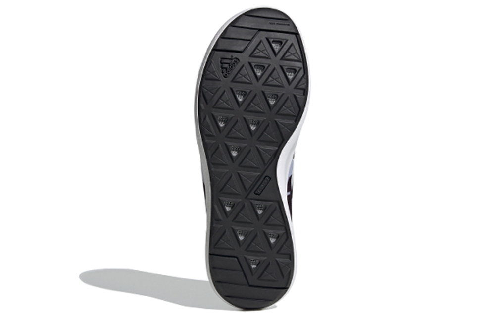 Adidas Terrex Boat Cushioning, Wear Resistant Low top Marathon Running Shoes Men"s Black White Gray