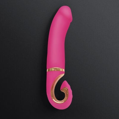 Gvibe Gjay Mini - Эргономичный вибратор из самого реалистичного материала, 19х3.5 см