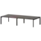 Стол переговорный на металлокаркасе КТМ-32.14.38  3200x1400x750 Акцент
