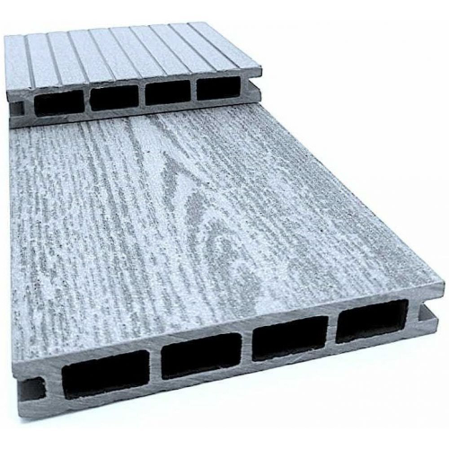 Террасная доска NanoWood ЭКО Классик Вельвет-Дерево Серый (150x25х4000мм)