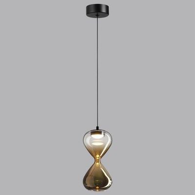 5094/4L PENDANT ODL25 357 черный/прозрачн./золотой градиент/металл/стекло Подвес LED 4W 4000K 388Лм GLESSI