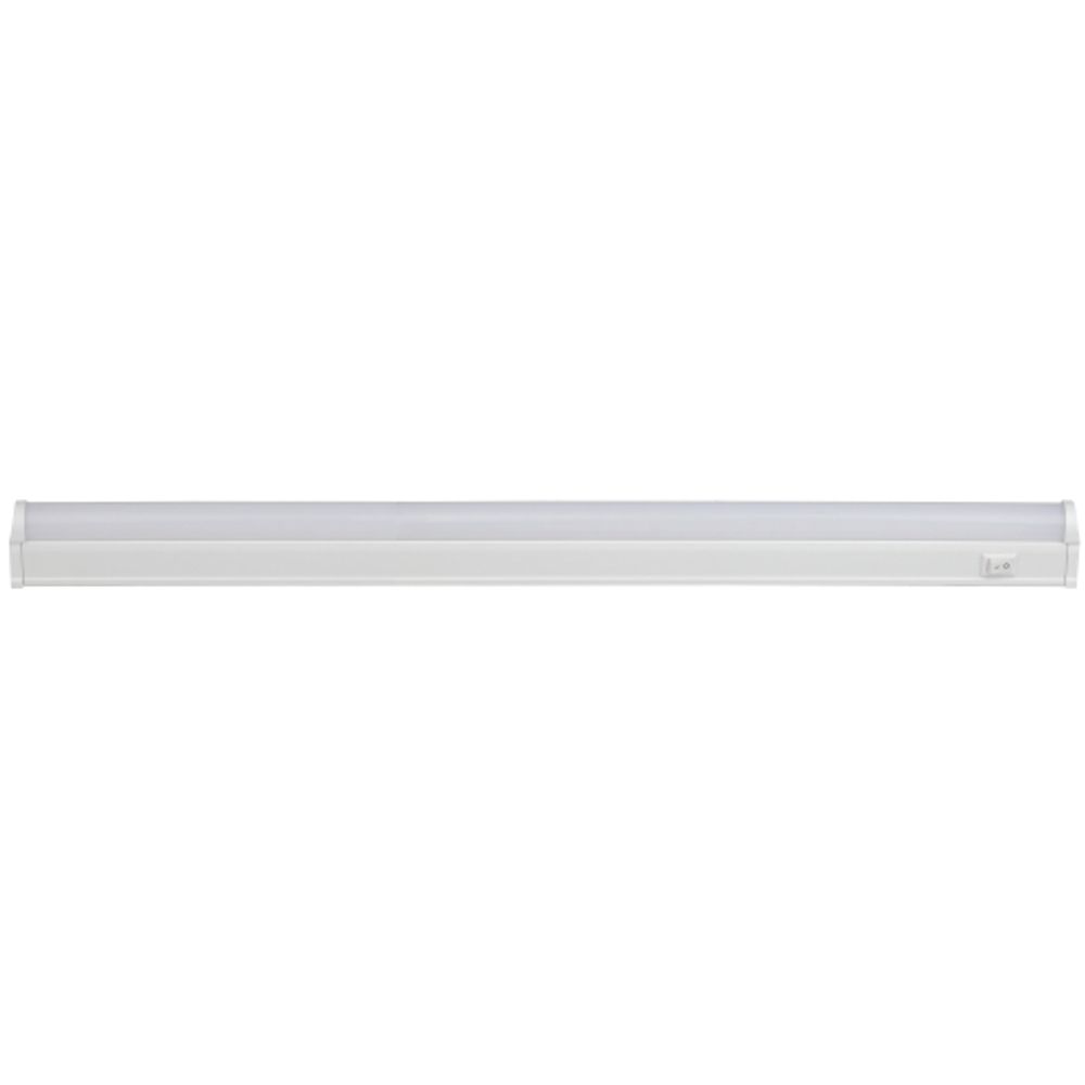 Линейный светодиодный светильник ЭРА LLED-01-08W-6500-W 8Вт 6500K L574мм с выключателем | Бытовые светодиодные линейные светильники