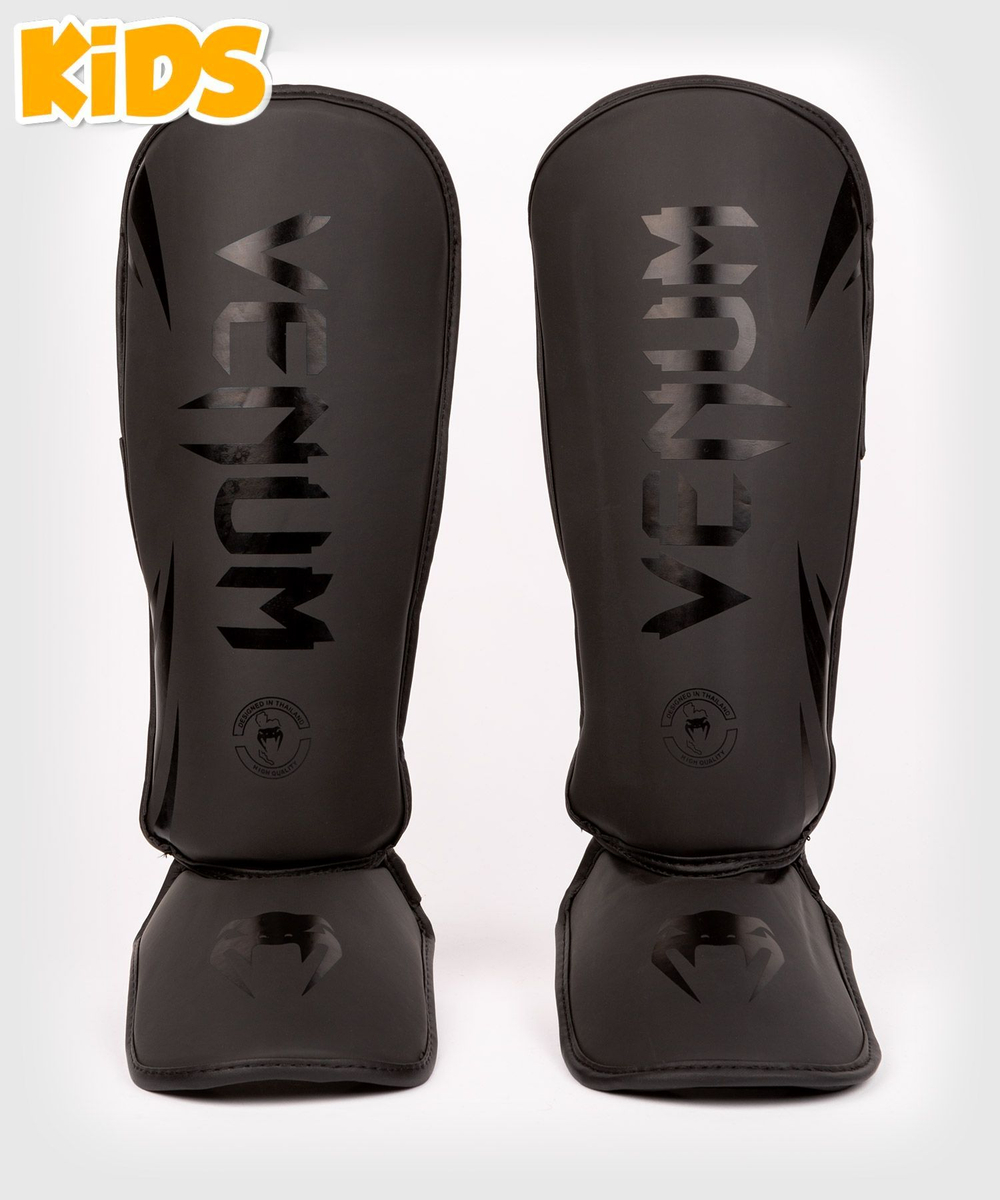 Щитки детские Venum Challenger 2.0 Black/Black