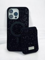 Чехол Swarovski с картхолдером для iPhone 14PRO