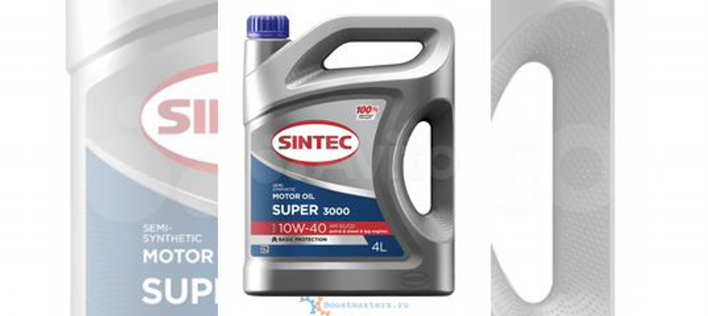 Масло моторное Sintec Super 3000 10W-40 полусинтетика 4л 600240