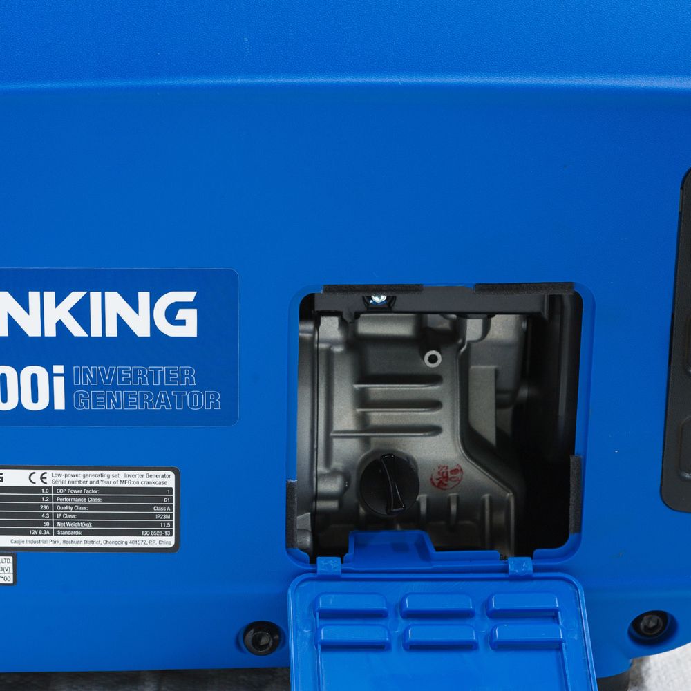 Генератор бензиновый инверторный Dinking DK1200i - [1 кВт / 220V] руч. старт