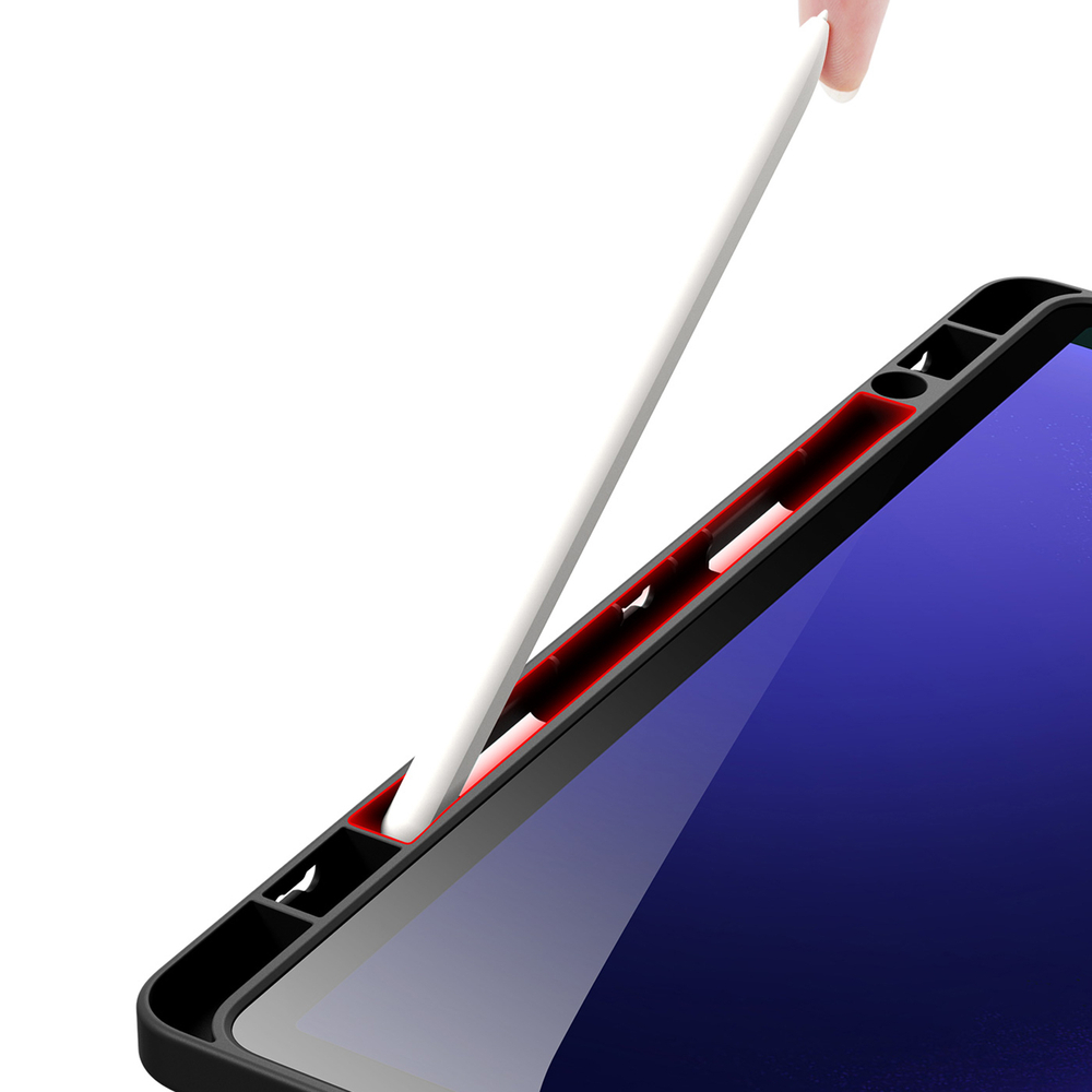 Чехол книжка от Dux Ducis для Samsung Galaxy Tab S9, Tab S9 FE и Tab S10 FE, серия Magi Series Case, с держателем Pencil и функцией автоматического перехода в спящий режим