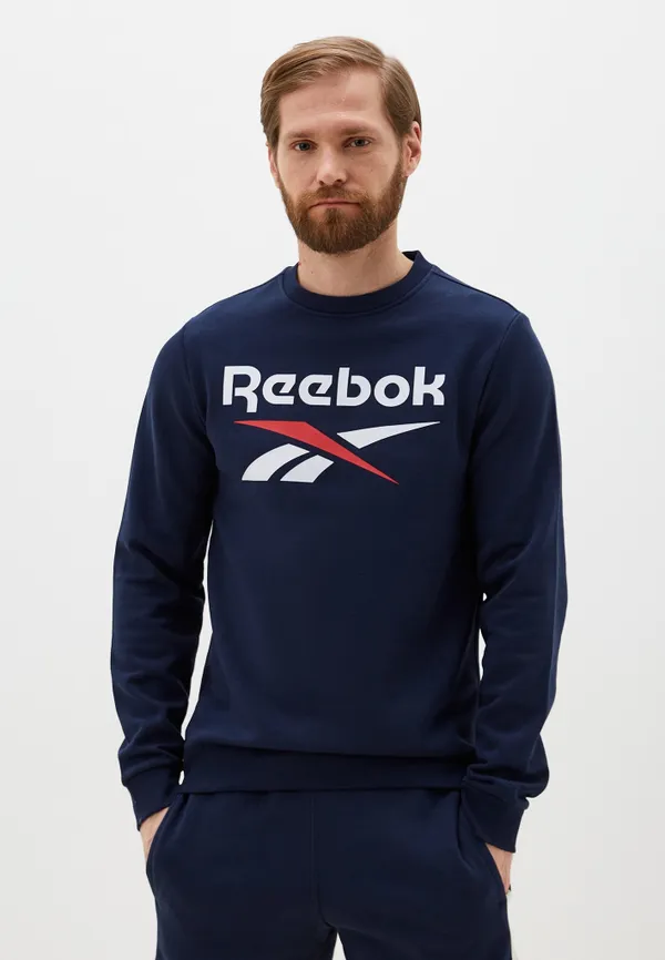 Толстовка мужская REEBOK RI BIG STACKED LOGO CREW ex-H54795