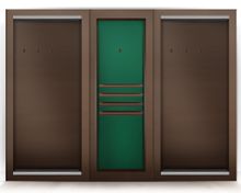 Киевница современная ясень мдф/шпон на 8 киев (black-wood,Манчестер 70 yellow green)