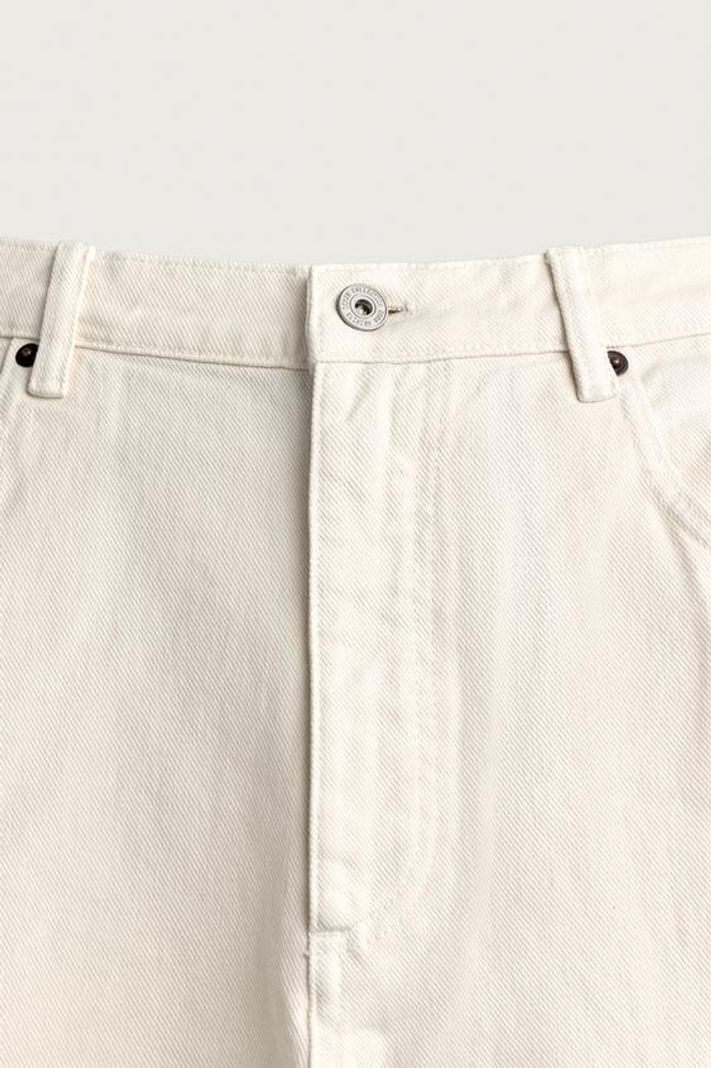 ZARA ДЖИНСЫ RELAXED FIT С ЭФФЕКТОМ СТИРКИ, СВЕТЛО-БЕЖЕВЫЙ