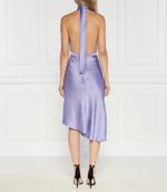 Сатиновое платье Elisabetta Franchi - фиолетовый(AB58042E2)