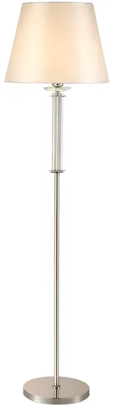 Торшер Nicolas NICOLAS PT1 NICKEL/WHITE Crystal Lux
