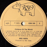 Bee Gees ‎– Children Of The World (Скандинавия 1979г.)