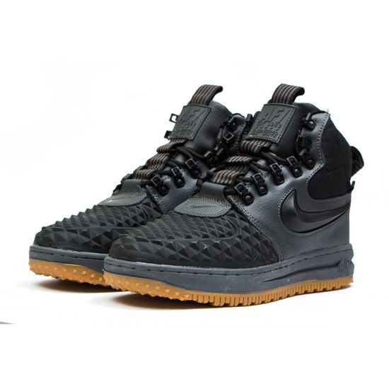 Кроссовки Nike Lunar Force 1 Duckboot Grey с мехом