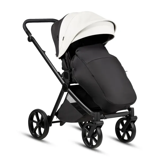 Коляска 2 в 1 Tutis Mio 3+ Leather Silver Grey