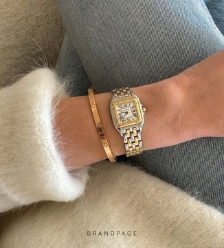 Часы серебристо-золотые от Cartier Panthère, арт. 01116s BP5-144451
