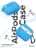 Чехол для Airpods Pro 3 Gurdini прорезиненный soft touch c карабином Голубой