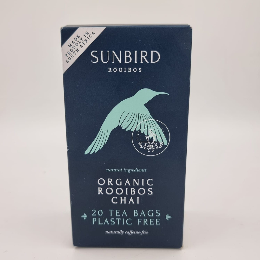 Sunbird Чай ройбуш Rooibos Organic со специями, 20 пакетиков, 50 г (из Финляндии)