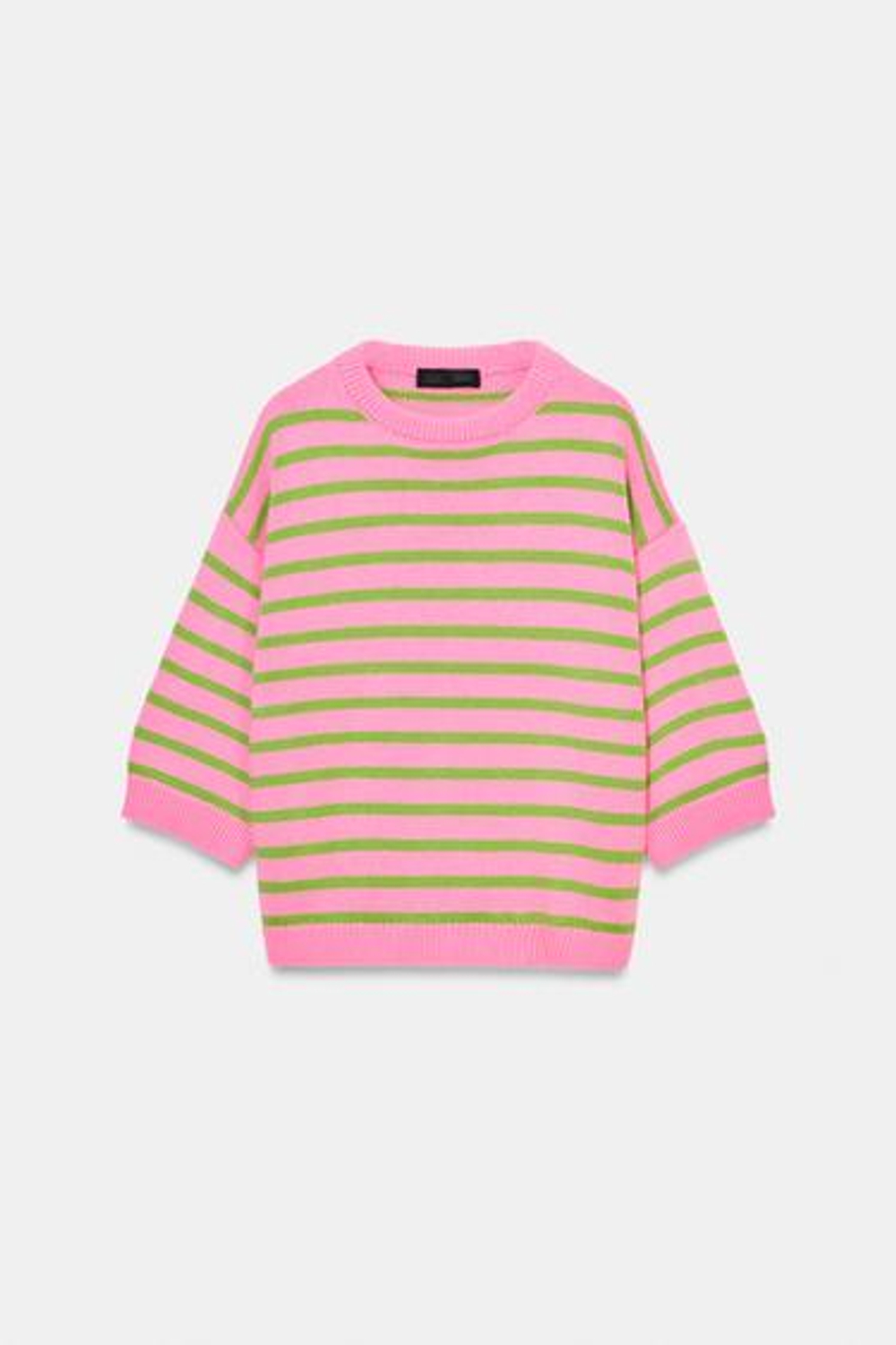СВИТЕР ИЗ ТРИКОТАЖА С ПОЛОСКАМИ - ZARA