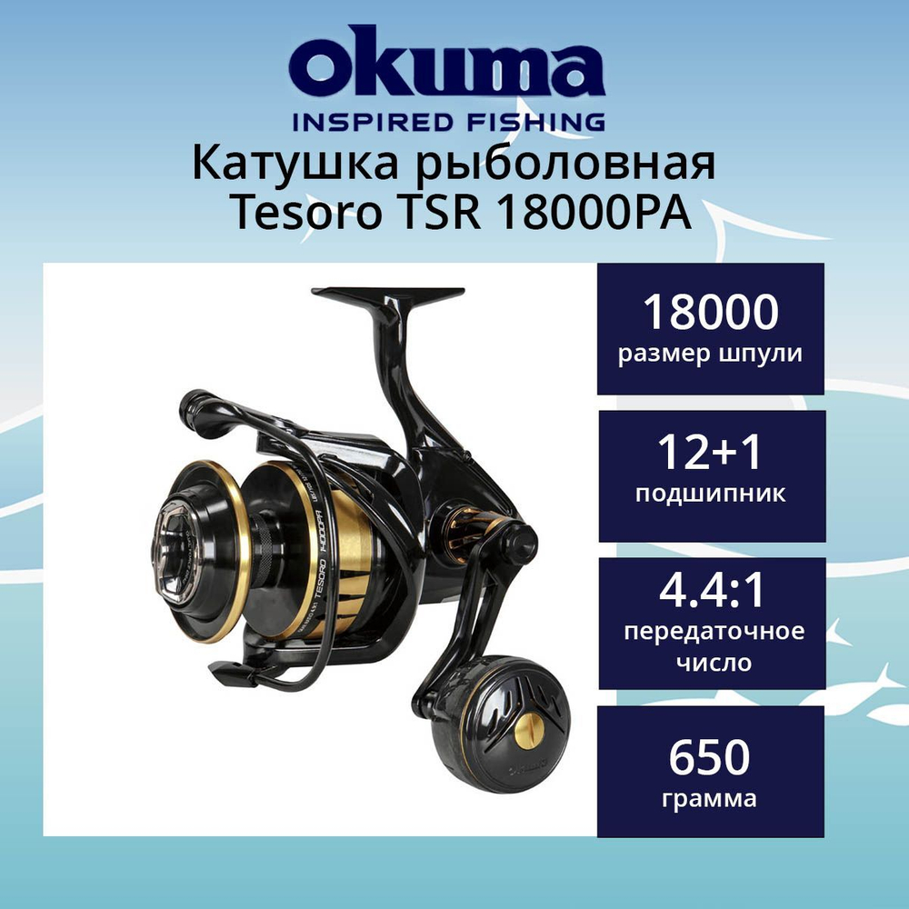 Катушка безынерционная Tesoro TSR 8000PA Spinning