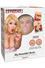 Пышная куколка с реалистичной вагиной Big Beautiful Becky (Цвет: светлокожая блондинка)