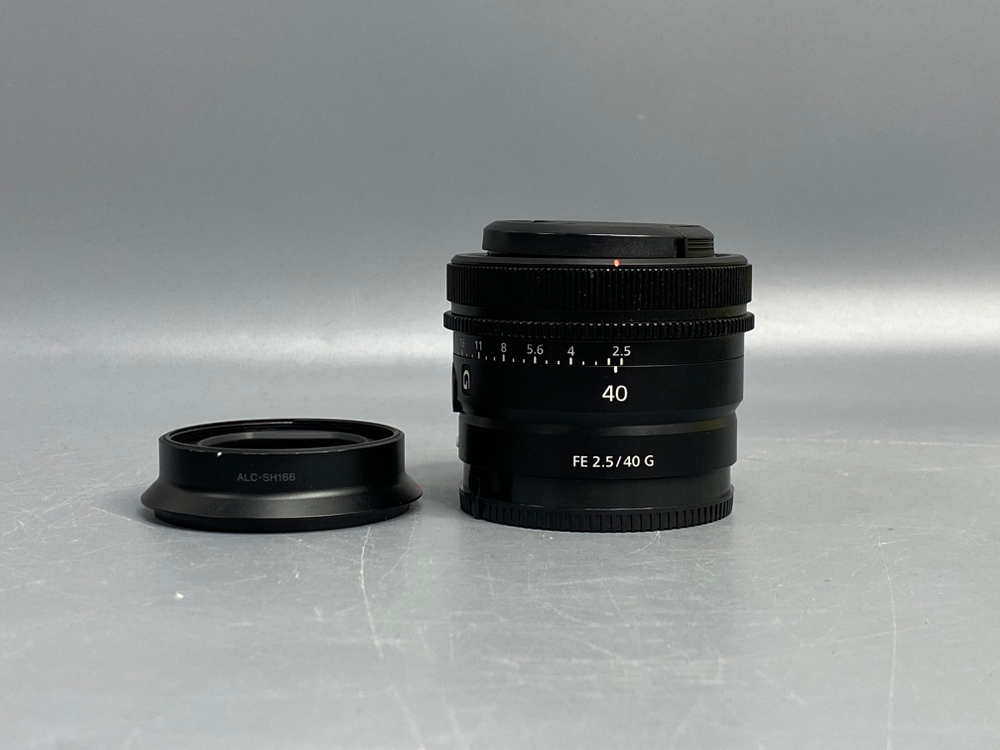 Sony FE 40mm 2.5 G едва заметная точка грибка