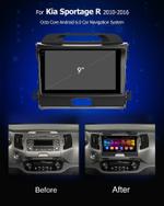 Магнитола для KIA Sportage 2010-2016 - Kuberg OL-9735 QLed+2K, Android 13, Быстрейшая, CarPlay, 4G SIM-слот