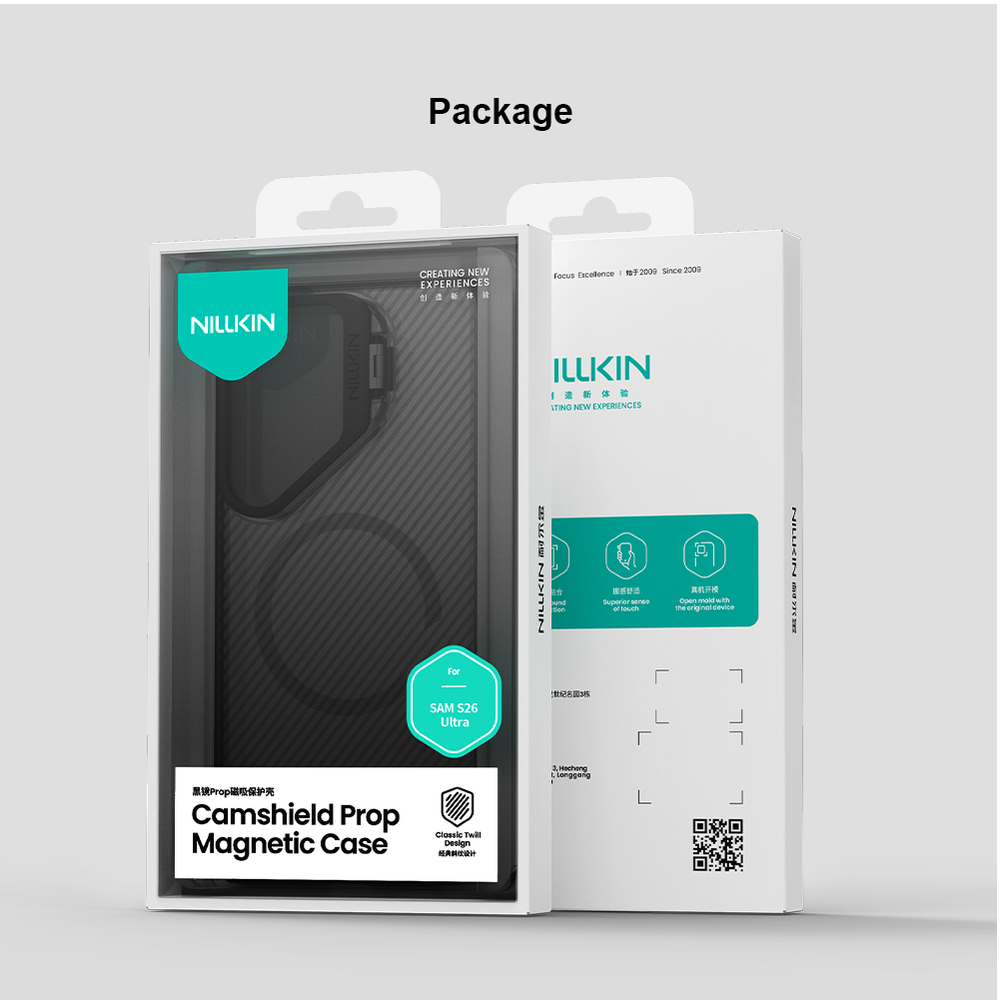 Чехол прозрачный тонированный с MagSafe на Samsung Galaxy S26 Ultra, серия CamShield Prop Magnetic (версия с прозрачной крышкой объектива) от Nillkin
