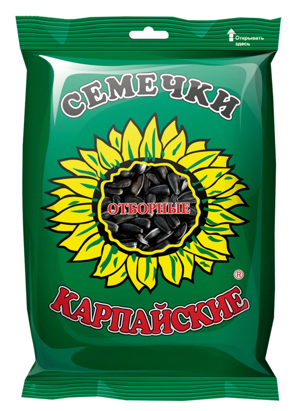 Семечки жареные (фасов) "Карпайские" Элитные 20*100гр